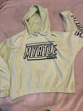 Myrtle Beach Light Mint cropped Hoodie Women’s XL